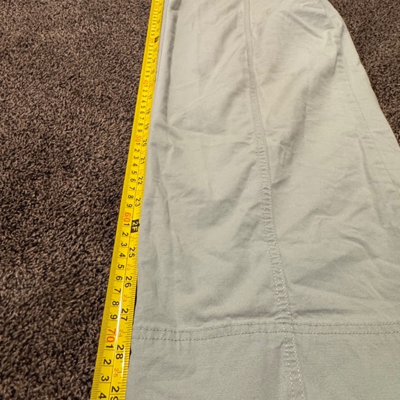 Light green wide leg pants with tie, size 10 - Picture 8 of 8